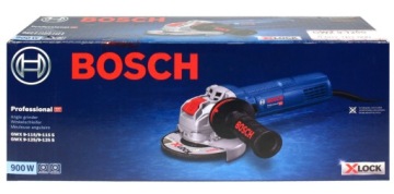УГЛОВАЯ ШЛИФОВАЛЬНАЯ МАШИНА 900W GWX 9-125 S BOSCH X-LOCK