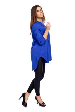 СВОБОДНАЯ, АССИММЕТРИЧНАЯ ДЛИННАЯ РУБАШКА, ЦВЕТ R - 40