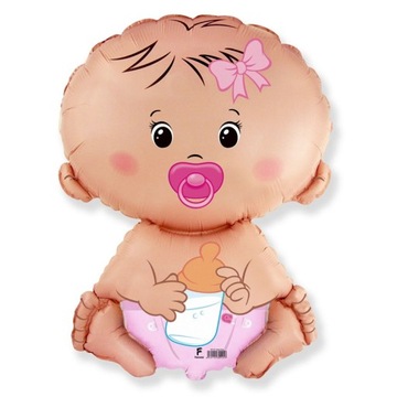 BALON FOLIOWY BOBAS XL BABY SHOWER URODZINY ROCZEK