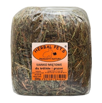 Herbal Pets Sianko z miętą Gryzoń Królik 300g