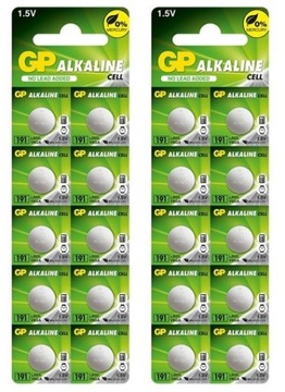 20 sztuk baterie alkaliczne AG8 LR55 191 guzikowa