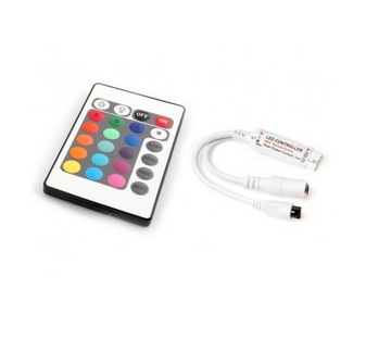 Sterownik Kontroler sciemniacz rgb IR 12V 24 KEY