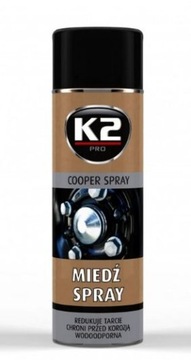 K2 MIEDZ W SPRAY 400 ml Wysokotemp, szybkoschnący