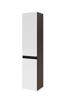 Szafka Ramos Standard legno ciemne/biała lewa