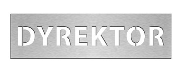Piktogram, Tabliczka, znak, DYREKTOR