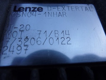 Motoreduktor lenze 0,4KW I=20 FI 19