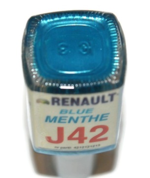 RENAULT J42 BLUE MENTHE LAKIER ZAPRAWKA DO RYS ARA 10 ML