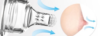 Стеклянная бутылка LOVI DIAMOND GLASS 250 мл Baby Sho