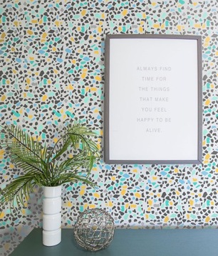 Наклейки на стену терраццо - НАБОР 1 - 504 элемента