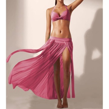 ДЛИННАЯ ПЛЯЖНАЯ ЮБКА, РОЗОВАЯ ЭЛЛИ