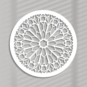 АЖУРНОЕ ПАНЕЛИ - НАБОР ИЗ 8 РОЗЕТ - 3D ОТДЕЛКА СТЕН