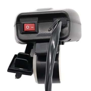 USB ЗАРЯДНОЕ УСТРОЙСТВО С ВОЛЬТМЕТРОМ И ТЕРМОМЕТРОМ ДЛЯ МОТОЦИКЛА