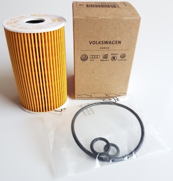 WKŁAD FILTR OLEJU AUDI SEAT SKODA VW 03L115562 ORYGINAŁ 1.6 TDI 2.0 TDI