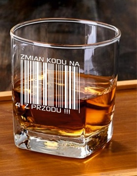 Гравированный стакан для виски с гравировкой