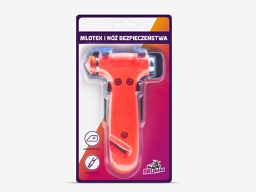 BRUMM młotek Zbijak do szyb z nożem