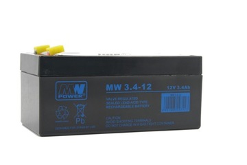 AKUMULATOR ŻELOWY 12V 3,4Ah MW POWER 6-9 LAT