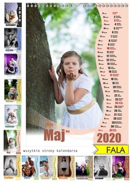 Фотокалендарь с вашими фотографиями формата А3 ко Дню бабушки