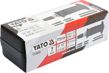 УДАРНАЯ ОТВЕРТКА YATO 6 НАКОНЕЧНИКОВ YT-28003