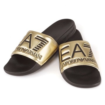 EA7 Emporio Armani klapki męskie GOLD roz 40