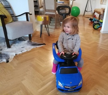 4в1 Mercedes INTERACTIVE PUSH RIDER для годовалого ребенка