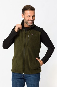 МУЖСКОЙ ФЛИСОВЫЙ ЖИЛЕТ - КАЧЕСТВО! 400 г/м2 - XXL