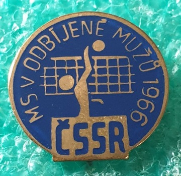 ODZNAKA MISTRZOSTWA ŚWIATA W SIATKÓWCE CSSR 1966