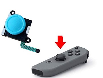Аналоговый джойстик для консоли Switch Joy-Con (синий)