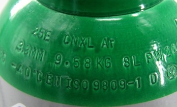 КОМПЛЕКТ Аргон Ar 99,9% баллон + ПЕРЕХОДНИК с ротаметром ROTAMETER