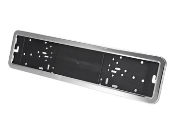 RAMKA RAMKI TABLICY REJESTRACYJNEJ STAL METAL INOX