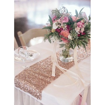 шик для стола, настольная дорожка из розового золота, 2,75 м.