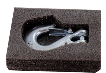 LINA STALOWA 25M DO WYCIĄGRAKI 2 + ROLKI + HAK 4X4