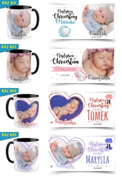 Черная благодарственная кружка PHOTO CUP для CHRISTMAS