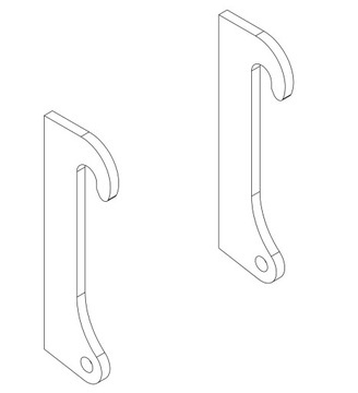 Mocowanie uszy do Jcb 526-55 527-55 uchwyt szufli