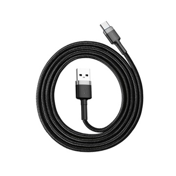 КАБЕЛЬ USB BASEUS STRONG ДЛЯ ТЕЛЕФОНА КАБЕЛЬ USB-C ТИПА C ДЛЯ ЗАРЯДНОГО УСТРОЙСТВА 2А, 2М