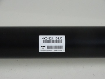 AUDI A7 4K8 HŘÍDEL HNACÍ KARDANU 4K0521101C