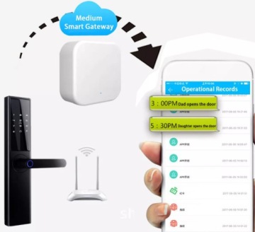 TTLock G3 Bluetooth->Интернет-шлюз, через сетевой кабель с разъемом RJ45