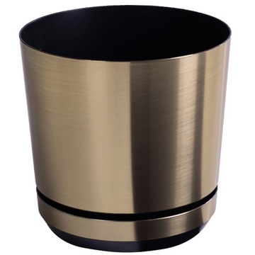 Doniczka DEKOR śr. 16 cm kolor stal
