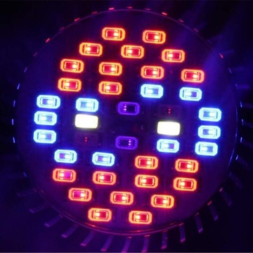 СВЕТОДИОДНАЯ ЛАМПОЧКА ДЛЯ ВЫРАЩИВАНИЯ РАСТЕНИЙ 40ВТ E27