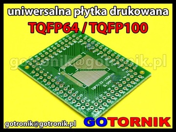 ДВУХСТОРОННЯЯ ПЕЧАТНАЯ ПЛАТА TQFP64 TQFP100 PCB-076