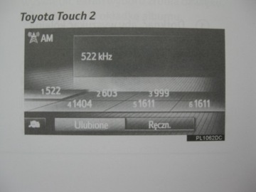 TOYOTA Touch 2 с навигационным экраном Go, инструкция