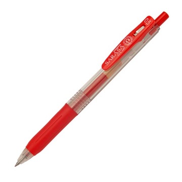 ZEBRA DŁUGOPIS SARASA CLIP 0.5 Czerwony - Red