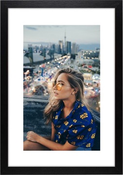 RAMA DREWNIANA NA ZDJĘCIA RAMKA FOTO 21x29,7 cm