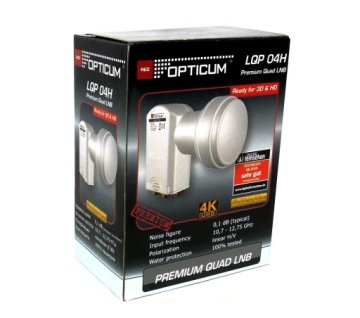 2 x QUAD LQP 04H WHITE СПУТНИКОВЫЙ КОНВЕРТЕР 4K UHD