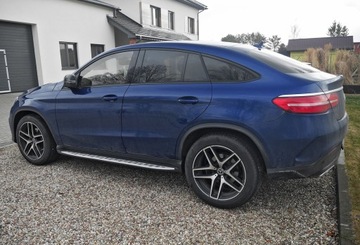 Боковые пороги, пороги Mercedes GLE C292 2015+ COUPE