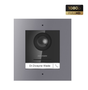 ВИДЕОФОН IP ДВЕРНАЯ ПАНЕЛЬ HIKVISION СКРЫТЫЙ МОНТАЖ IR