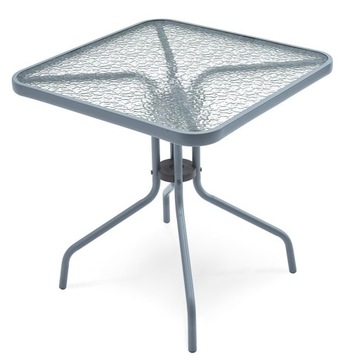 САДОВЫЙ КОМПЛЕКТ СТЕКЛЯННЫЙ СТОЛИК 4K САДОВАЯ МЕБЕЛЬ