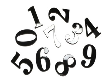 Cyferki Numerki na drzwi samoprzylepne
