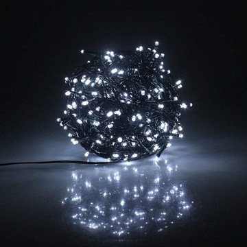 РОЖДЕСТВЕНСКИЕ ОГНИ 100LED Толстый КАБЕЛЬ РАЗНЫХ ЦВЕТОВ ВНЕШНИЙ