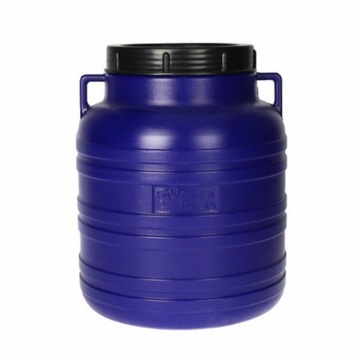 BECZKA PLASTIKOWA 10 L DO KISZENIA UCHWYTY ATEST