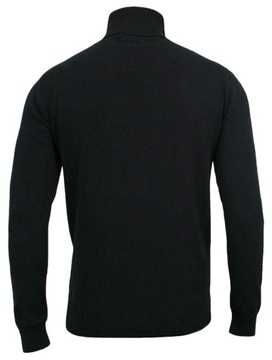 Элегантная мужская водолазка - ТЕМНО-СИНЯЯ -BRAVE SOUL- S